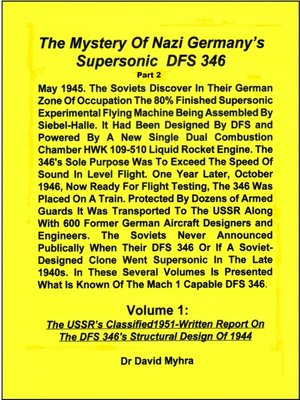 cover image of The Mystery of Nazi Germany's Supersonic DFS 346-Part 2